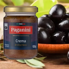 Antepasto Crema di Olive Nere PAGANINI 130g na internet