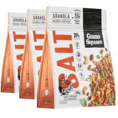 Kit c/ 3und Granola SALT Tomate Defumado c/ Manjericao 200g
