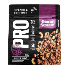 Kit c/ 3und Granola GranoSquare Proteica Cacau e Avelã 200g na internet