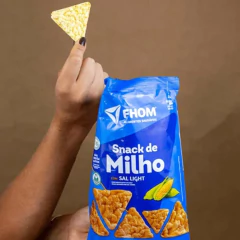 Snack de Milho com Sal Light S/ Glúten FHOM 55g - comprar online