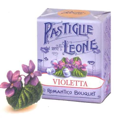 Pastilha Italiana de Violeta Vegana LEONE 30g (6 unidades) na internet