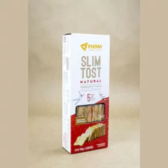 Kit c/ 6und Torrada Vegana Slim Tost Natural FHOM 110g - Fruttato