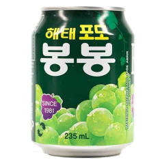 Kit 12x Refrigerante de Uva com Pedaços de Uva HAITAI 235ml - Fruttato