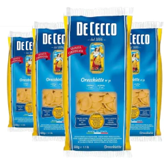 Kit c/ 4und Macarrão DE CECCO Orecchiette 500g