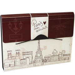 Pasta Sanfonada A4 C/12 Divisórias Paris DELLO