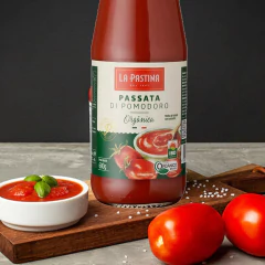 Kit c/ 3und Passata de Tomate Orgânico La Pastina 680g - Fruttato