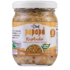 Kit 6 Risotinho Orgânico PAPAPÁ Arroz Quinoa Frango Leg 180g - comprar online