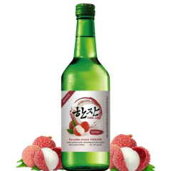 Soju de Lichia Coreano 12% HANJAN COQ 375ml - Fruttato