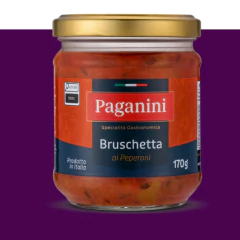 Antepasto Bruschetta Peperoni PAGANINI 170g - comprar online