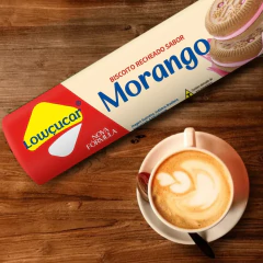 Biscoito Recheado Morango Zero Açúcar LOWÇÚCAR 115g - comprar online