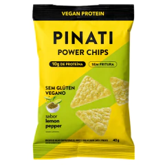 Power Chips Proteico Lemon Pepper Vegano PINATI 40g