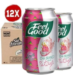 Kit c/ 12und Chá Branco com Pitaya FEEL GOOD 330ml - loja online