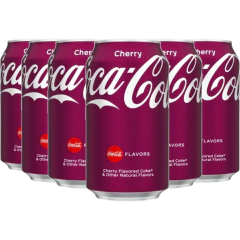 Coca-Cola Cherry (Cereja) U.S.A 355ml (6 Latas)