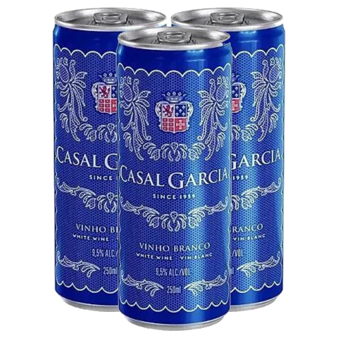 Vinho Português CASAL GARCIA Branco Lata 250ml (3 Latas)