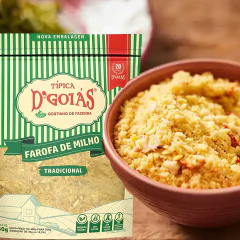 Farofa de Milho Tradicional DGOIAS 350g - Fruttato