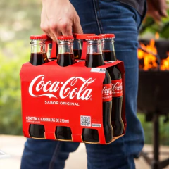 Imagem do Kit 18 Coca Original Vidro 250ml
