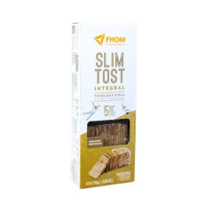 Torrada Vegana Slim Tost Integral Grãos FHOM 110g na internet