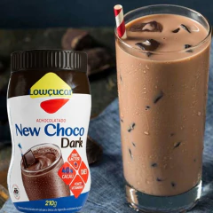 Kit c/ 3und New Choco Dark Zero Lactose LOWÇUCAR Pote 210g - Fruttato