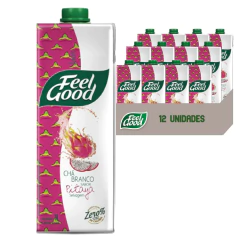 Chá Branco com Pitaya FEEL GOOD 1L (12 Unidades)