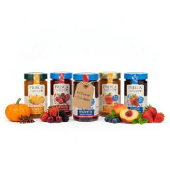 Kit Geleias Sortidas PRISCA Nature 0% Açúcar 250g (5 uni)