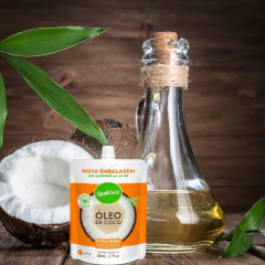 Kit c/ 8und Óleo de Coco Extravirgem Sachê QUALICOCO 80ml - loja online
