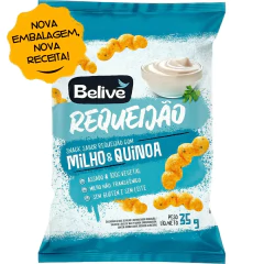 kit 20 Snack de Milho & Quinoa Sabor Requeijão BELIVE 35g na internet