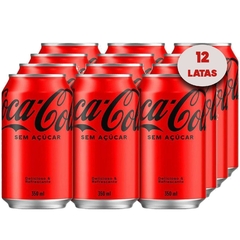 Refrigerante COCA COLA Sem Açucar Lata 350ml (12 Latas)