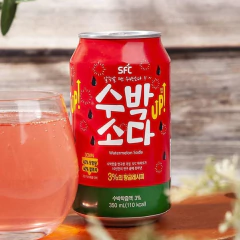 Kit c/ 12 und Refrigerante de Melância Coreano SFCBIO 350ml na internet