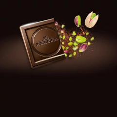 Chocolate Italiano PERUGINA Nero Pistacchio 85g - loja online