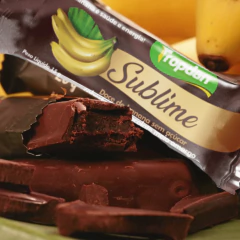 Bananinha Sublime C/ Choc Meio Amargo TROPDAN (Display 30un) - comprar online