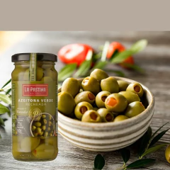 Kit 4un Azeitona Verde Recheada Com Pimentão La Pastina 235g - comprar online