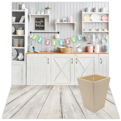 Cesto para Lixo Ecológico DelloGift Creme - loja online