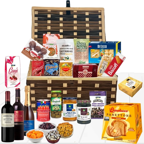 Cesta de Natal Premium VIENA com 26 itens - Natal 2025