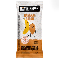 Display Barra Banana e Cacau 60g (3 unidades de 20g) NATIKOS - comprar online