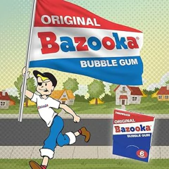 Kit 12un Chiclete BAZOOKA Original Throwback Mini Wallet 36g