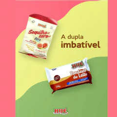 Sequilho de Creme de Goiaba Zero HUÉ 120g (6 pacotes) - loja online