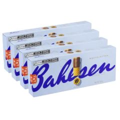 kit c/ 4und Biscoito Alemão BAHLSEN Waffeletten Milk 100g