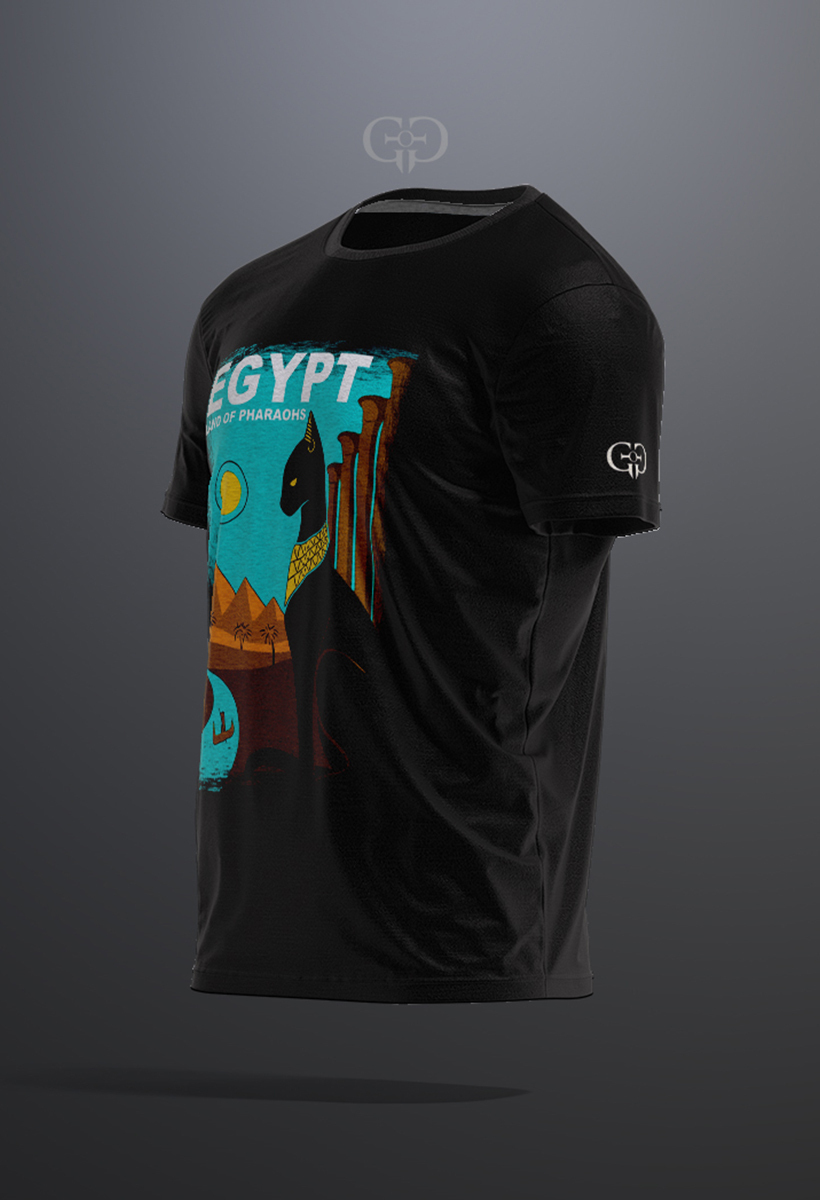 Remera Egyptian Cat Front thumbnail 3