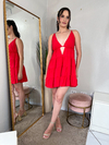 VESTIDO MARGARIDA VERMELHO