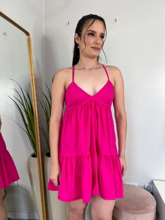 VESTIDO CURTO HAVANA PINK na internet