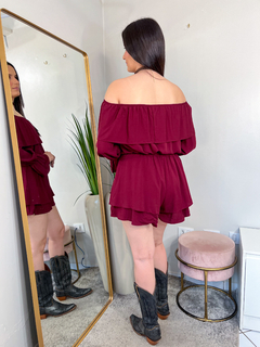 CONJUNTO BOHO BATA HOUSTON VINHO