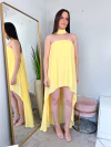 VESTIDO MACAQUINHO FUIDO CODY AMARELO - comprar online