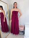 VESTIDO COPACABANA VERMELHO BORDO - comprar online