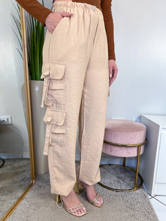 CALÇA CARGO NUDE - comprar online
