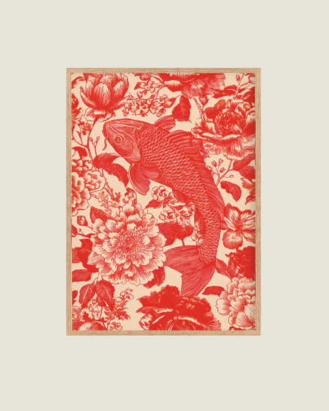 Koi en Flor