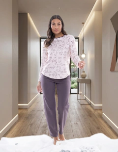 Pijama de algodón interlock Perritos (640-PIA) en internet
