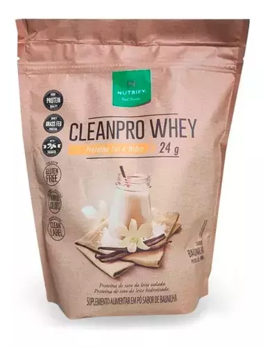 Clean Pro Whey sabor Baunilha (900g) - Nutrify