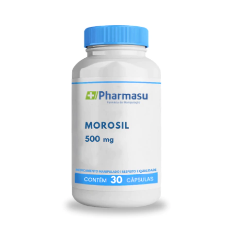 Morosil 500mg 30 Cápsulas Mastigáveis