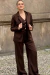 Blazer alfaiataria café