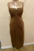 Vestido corsele marrom - comprar online